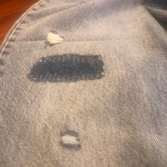 Old Navy OG Straight Leg  High Rise Acid Wash Jeans in size 16 w/ slim pockets - Picture 8 of 9